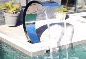 Wholesale Artificial Stainless Steel Swim SPA Pool Equipment Cascade Waterfall from china suppliers