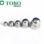 Stainless steel waterproof 304 decorative hex nuts domed acorn wheel head screw