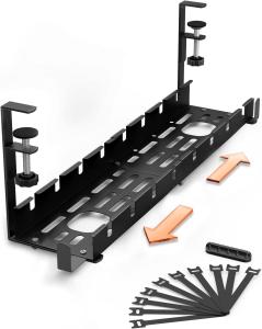 Wholesale Desktop Storage Rack for Cable Cord Bundle Upgraded Telescopic Carbon Steel Cable Box from china suppliers