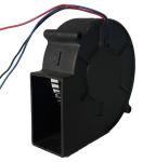 Industrial 12 Volt DC Blower Fan with PWM / 3 Inch Car Fan 75mm×75mm×30mm