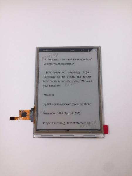 Quality Black White Kindle 6 Inch E Ink Display ED060SD1 For Pocketbook 626 Basic for sale