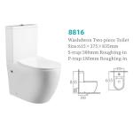Sanitary Ware Bathroom Washdown Two piece Toilet with 10cm/4inch diameter outlet