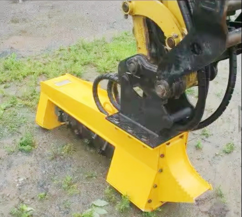 Tree Lawn Flail Mower Excavators Attachment For 12-15 Tons Excavator