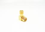 Gold Plated RF Adapter Right Angle 50Ohm SMA Female to SMA Female Adaptor