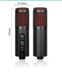 USB2.0 Dynamic Mic For Recording Vocals Noise Cancelling 98db SNR