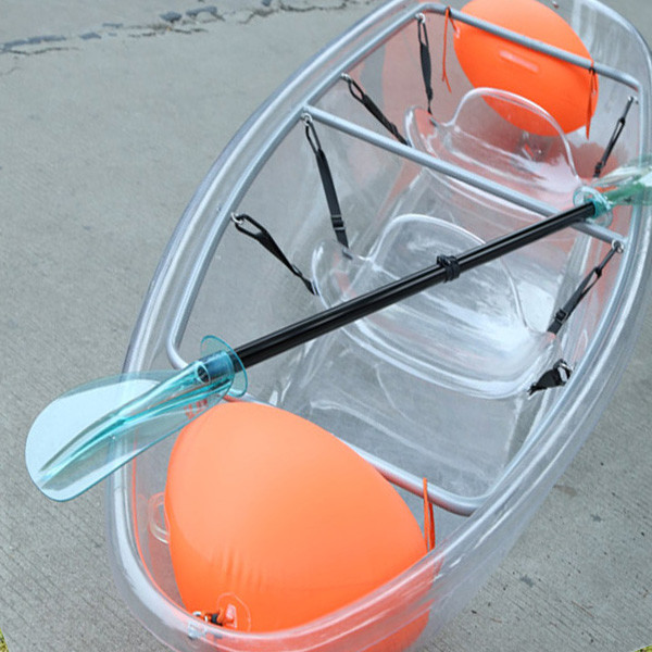 Lightweight Lake Transparent Canoe With Balanced Outrigger SGS Certification