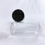 100Ml Spice Bottle Round Clear Pet Plastic Spice Jar