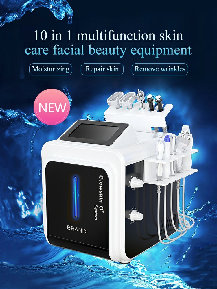 Microdermabrasion Beauty 10 In 1 Hydrafacial Machine Skin Peel Device