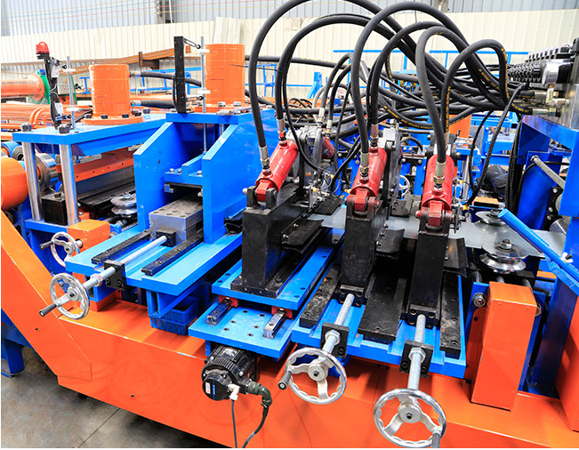 Shaft 80mm Thickness 1.5 3.5mm C Purlin Roll Forming Machine