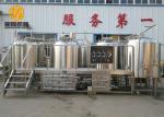 Semi - Auto Control Beer Distillery Equipment 2000L 4 Vessels With Mash / Lauter
