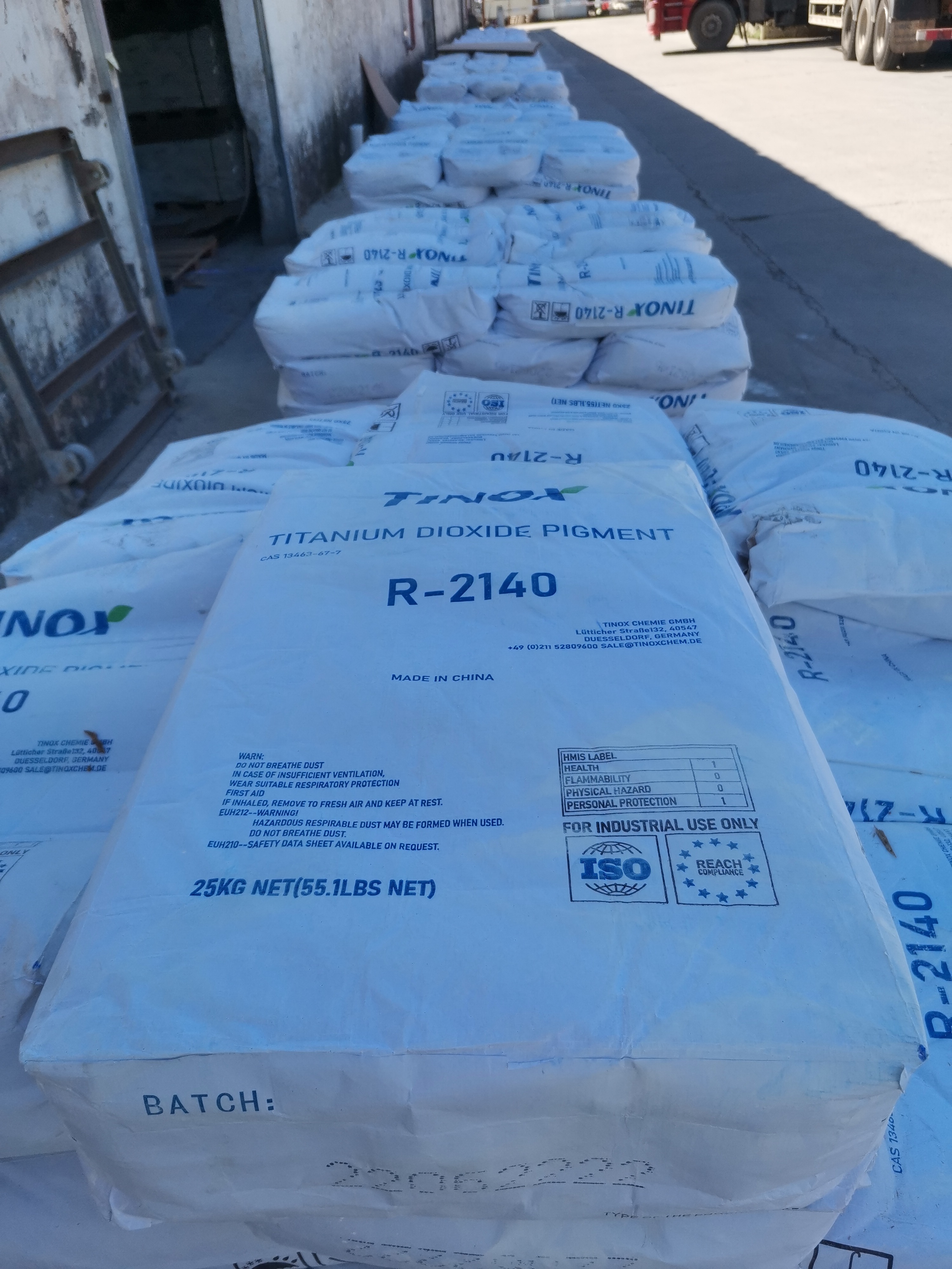 White Pigment Sulphate Process Titanium Dioxide TINOX R-2140