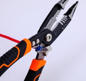 Wholesale HRC62 Multifunction Pliers 15mm Cutting Blade Fast Harden Wire Cutting Wire Stripping Pliers from china suppliers