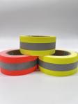 5cm 7.5cm Yellow Silver Yellow Color Flame Retardant Reflective Strip For Safety