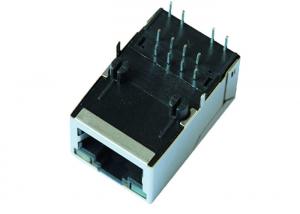 Wholesale ARJ11D-MDSE-A-B-FMU2 RJ45 With Integrated Magnetics , Female PDH Modular Rj45 Jack from china suppliers
