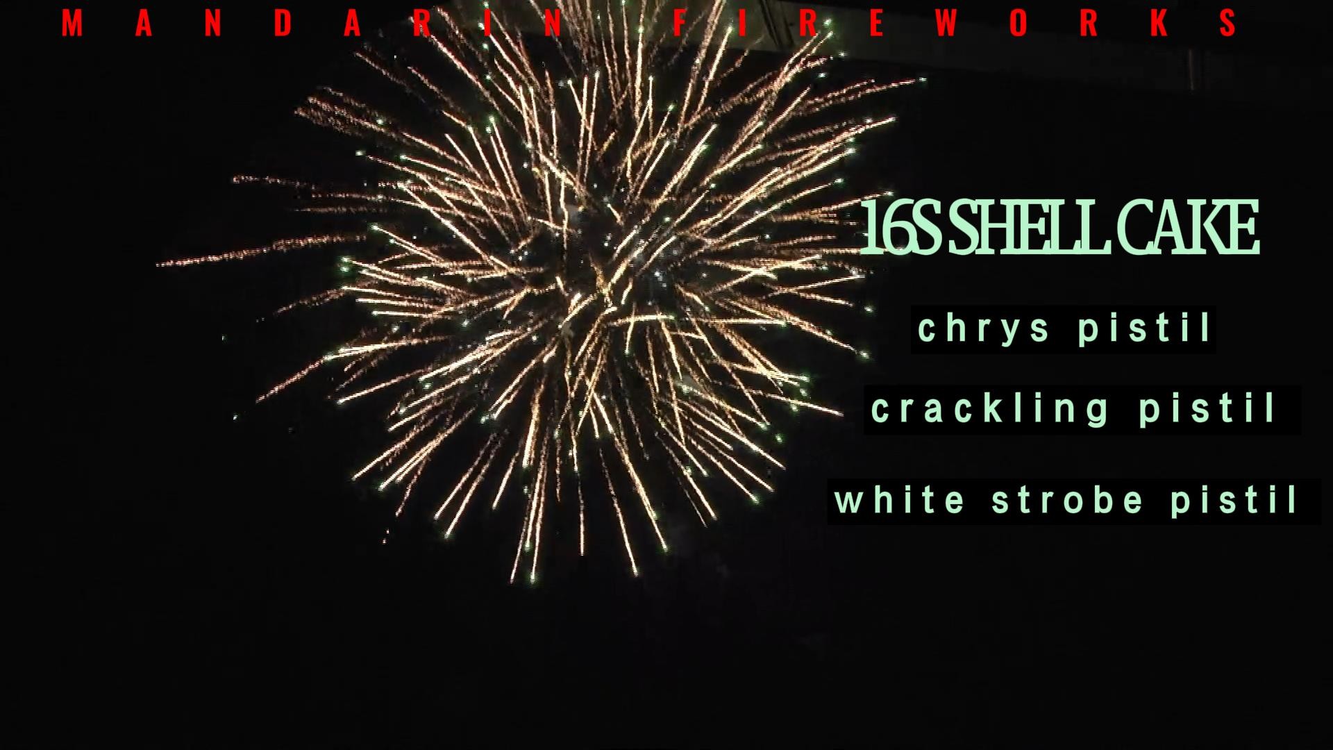 Chinese 16 Shots Big Cake Fireworks for Christmas Occasion