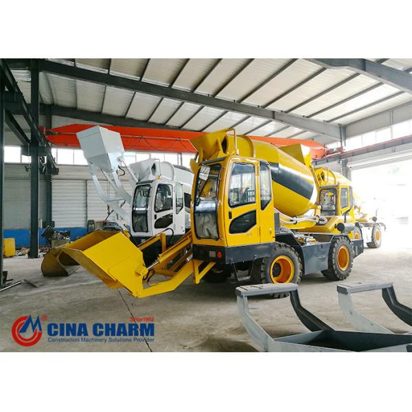 High capacity3.5 Cubic Meter Diesel Power Mobile Self Loading Concrete Transit