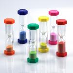 Blown Plastic Hourglass 30 Seconds 2 Minute Sand Timer