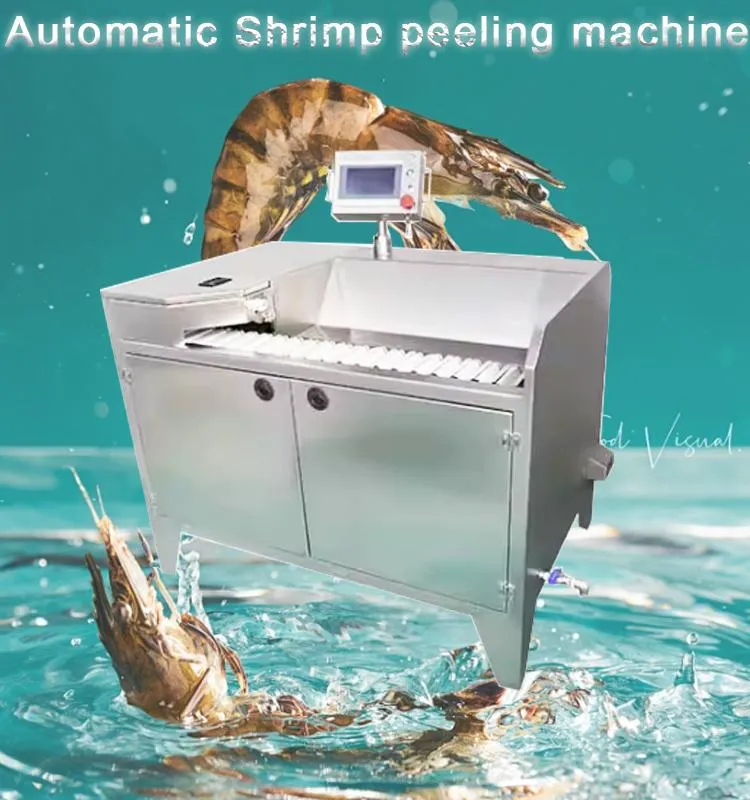 Semi Automatic Shrimp Open Back Machine Shrimp Shell Removing Peeling Machine Price