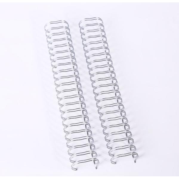 Notebook Wire Spiral Binding , 3/8 Inch Electroplating Double Wire Ring