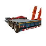8 Axle Hydraulic Goose Neck Lowboy Cargo Transport Trailer with 1310mm Wheel