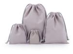 8oz Natural Unbleached Cotton Small Muslin Drawstring Bags 13x16cm