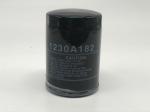 Black 1230A182 Car Oil Filters For Toyota Lubrication System