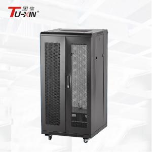 Wholesale High Capacity Standing Network Cabinet Adjustable Feet Anti - Vibration With Cooling Fans from china suppliers