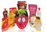Flexible Packaging Shaped Pouch Custom Gravure Printing Beverage Bottle Shape