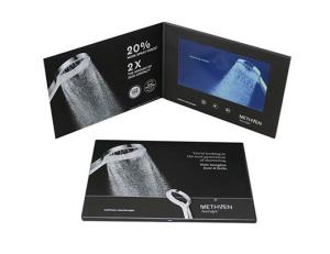 Wholesale high resolution 7 inch LCD video mailer,video in print card, video brochure card shenzhen supplier from china suppliers