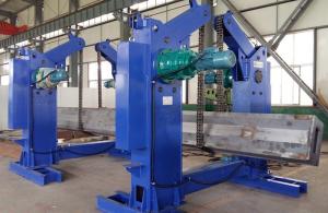 Wholesale ±360° Tilting I Beam Rotator Pipe Support Rollers 1.5*4KW Motors 5T Capacity from china suppliers