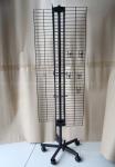 Four Sided W500mm H1800mm Rotating Display Rack ，Mobile phone accessories