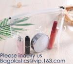 Custom Logo Zip Lock Transparent PVC EVA Cosmetic Bag,Reusable EVA swimwear bag
