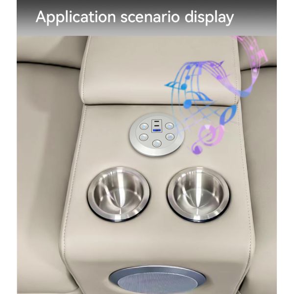 Smart Bluetooth Sofa Speaker Reclining Couch Usb Charging Music Player Audio System