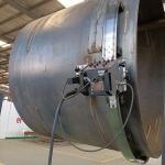 Electric Current DC Straight or Flexible Track Tank Welder for Tank Construction