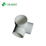 PN16 Round Head Code PVC Plant Irrigation Drainage Pipe Fittings Three