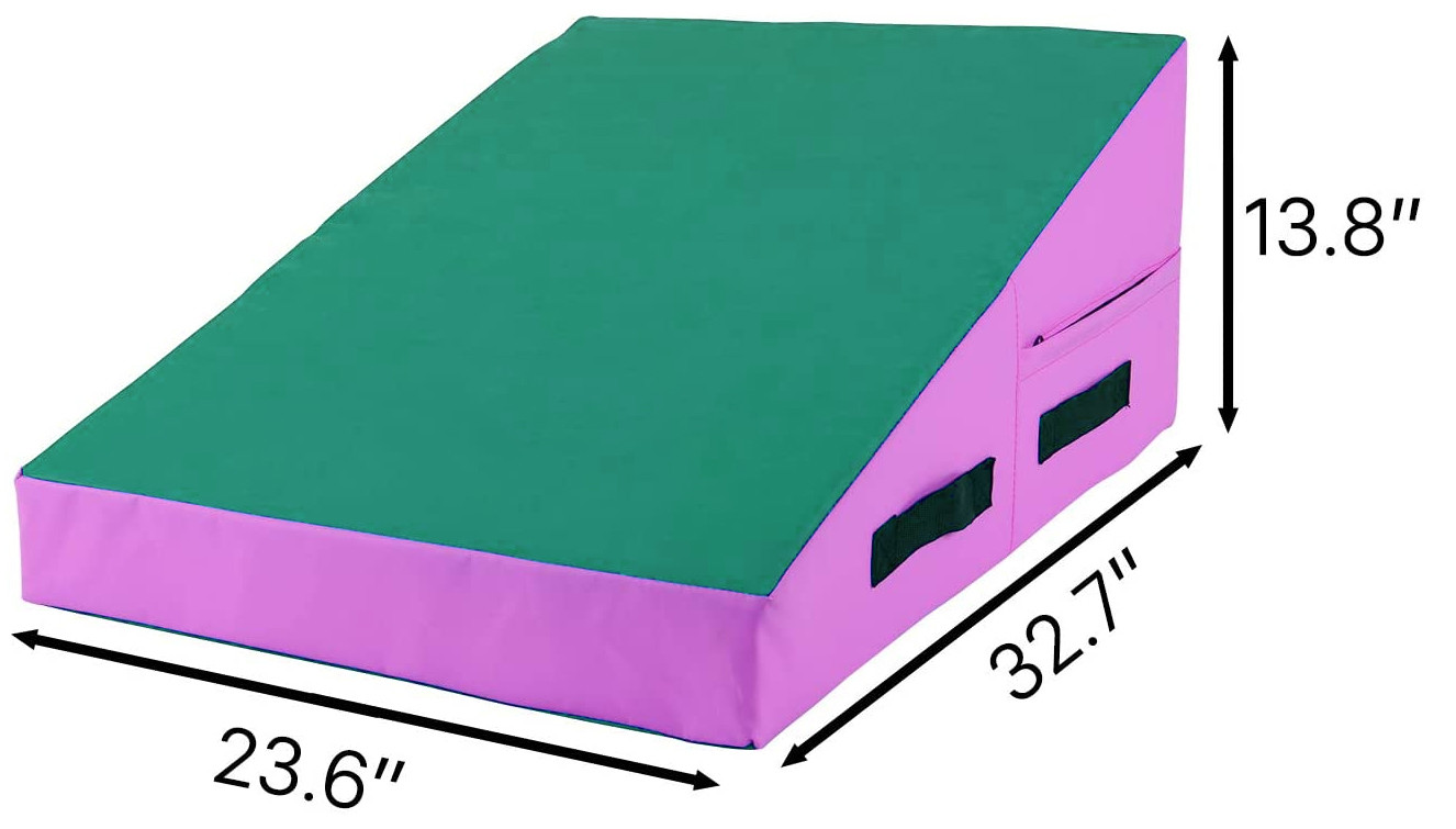 Home Gym Exercise Foam Equipment Non Folding 7.5lbs Incline Gymnastics Mat