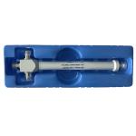 698-2700MHz Grey Round N Female 3 Way RF Power Divider Splitter