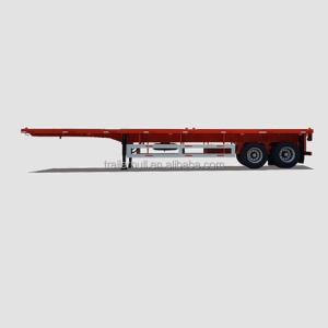 Wholesale Cargo Transportation 40ft 2 Axles Versatile Flatbed Semi-Trailer Max Payload 000 kgs from china suppliers