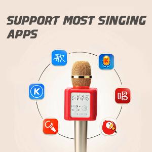 Wholesale Micgeek Q9S microphone speaker home karaoke better than Micgeek Q9 from china suppliers