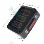 Jeep Wrangler JK 07+ LED Tail Lights Rear Brake Reverse Turn Signal Tail Lamps