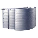Laser welding 2-12m single/double inflated 304/316L stainless steel pillow plate
