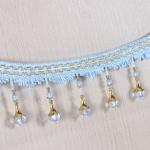 Handmade fashionable chain beads lace tassels fringes for curtain/sofa/pillow