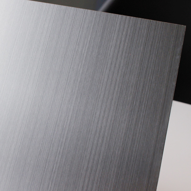 304 Grade Brushed Stainless Steel Sheet 0.9Mm Black Hairline Finish