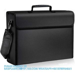 Wholesale Silicone Coated Non-Itchy Fiberglass Easy To Store And Carry Important File Certificate Paper Fireproof Document Bag from china suppliers