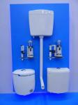 Toilet Water Cistern Plastic Tank With Flush Valve Fill Valve Inside From Xiamen