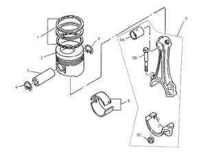Wholesale 297-7752 Engine 1053635 Pump Group Piston Cylinder Liner 2977752 Piston Ring 105-3635 from china suppliers