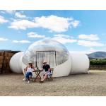 0.55mm PVC Tarpaulin Inflatable Bubble Tents Clear House Tent For Camping OEM