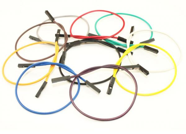 Quality Male Female Jumper Wires Breadboard , Multi - Color Jumper Cable Wire for sale