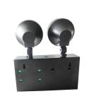 Wall Mounted Fire - retardant Steel Casing Twin Spot Emergency Lights 2 x 1 W