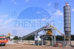 HZS90 Belt Type Concrete Batching Plant 30% - 40% High Efficiency 60kw Power